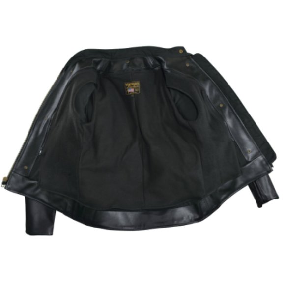 Firenze Model B Motorcycle Leather Jacket Mens 42 - Picture 2 of 4